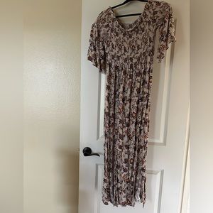 Paisley maxi dress